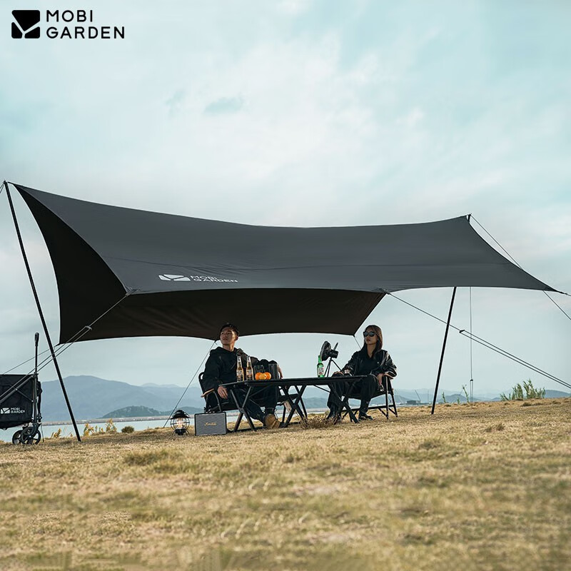 牧高笛 MOBIGARDEN） 俊庭户外天幕防晒防雨大帐篷遮阳棚野露营沙滩休闲凉棚