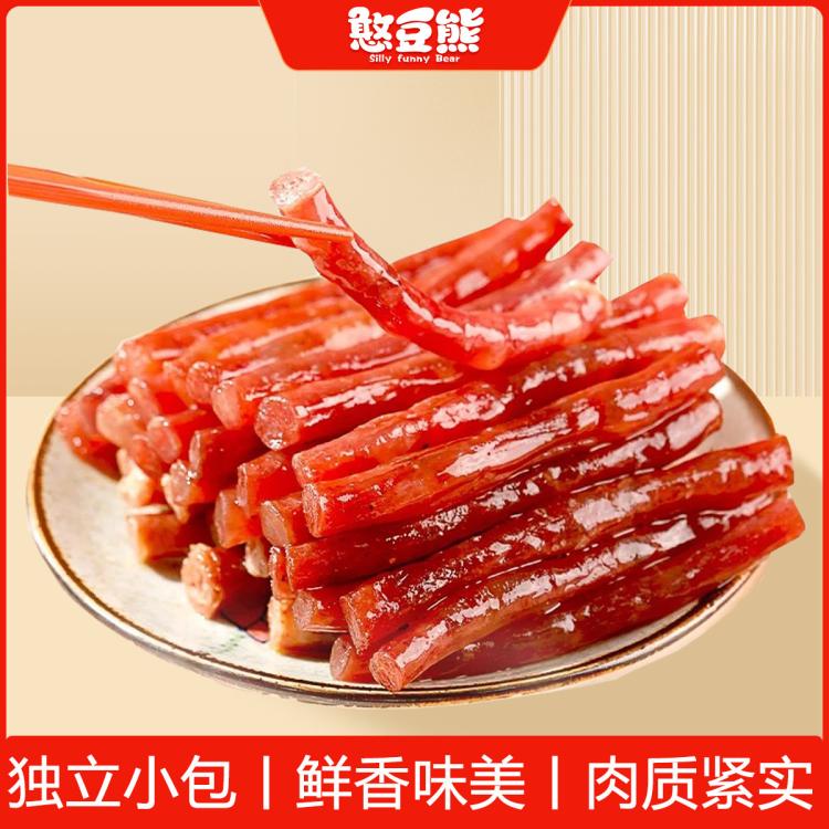 憨豆熊 蜜汁风味小腊肠 250g 独立包装 即食腊肠 16.2元