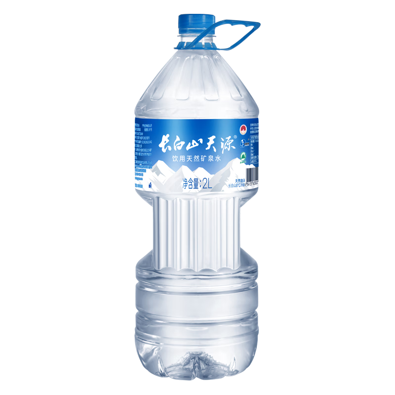 长白山天源 天然弱碱性矿泉水 2L*6瓶 22.82元（需用券）