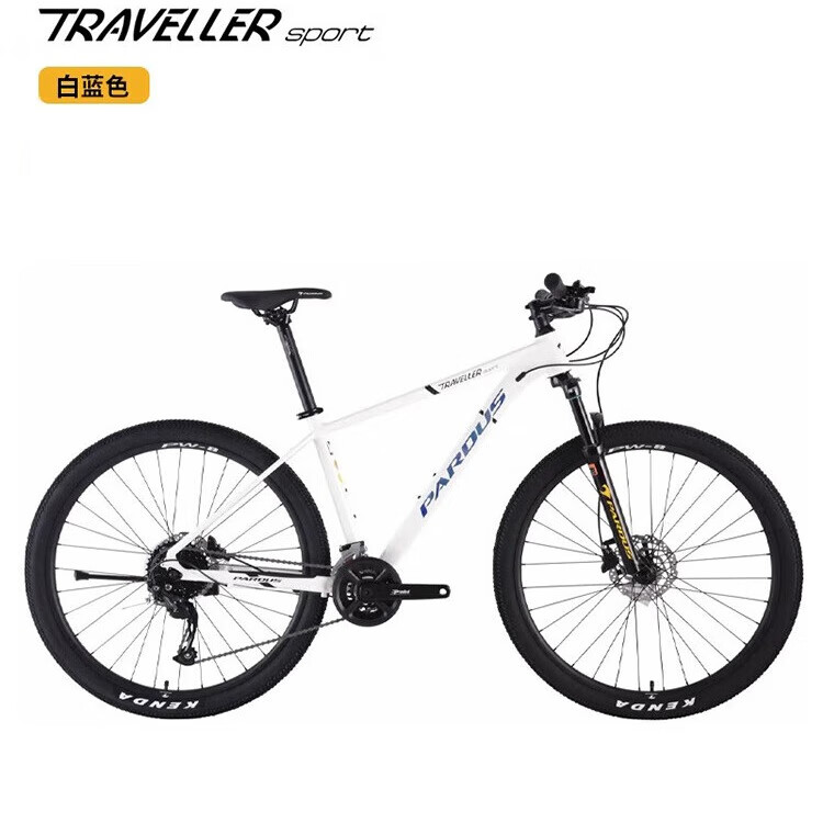 PARDUS 瑞豹 TRAVELLER SPORT山地自行车成人自行车学生自行车山地车单车 白蓝3*8套件（85%包） L 2299元