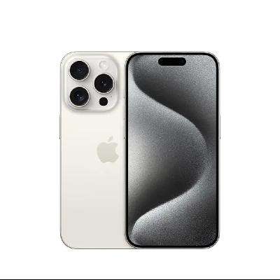 plus会员：Apple/苹果 iPhone 15 Pro (A3104) 128GB 白色钛金属 支持移动联通电信5G 双