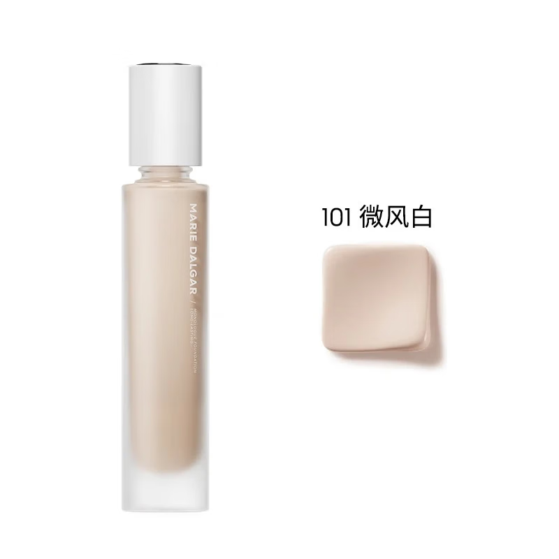 玛丽黛佳 自由独白粉底液持妆防汗混油皮服帖 101 微风白 33ml 1元