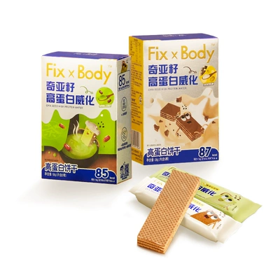 Fix-XBody 蛋白棒威化饼干 多口味 96g*2件 7.9元（合3.95元/件）