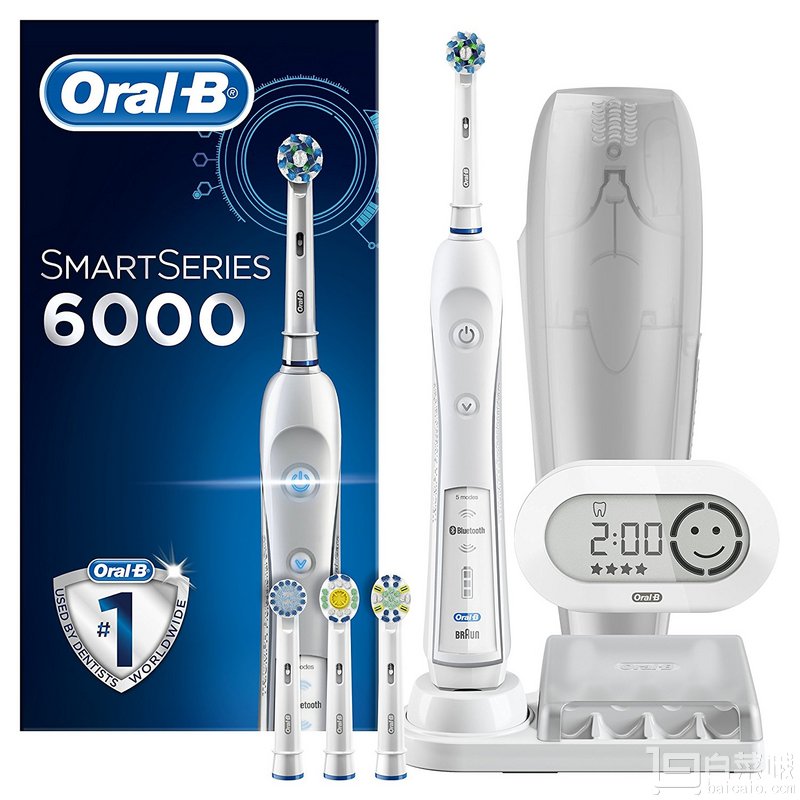 Oral-B 欧乐-B 6000 iBrush D36.535.5X 3D声波蓝牙智能电动牙刷429.76元
