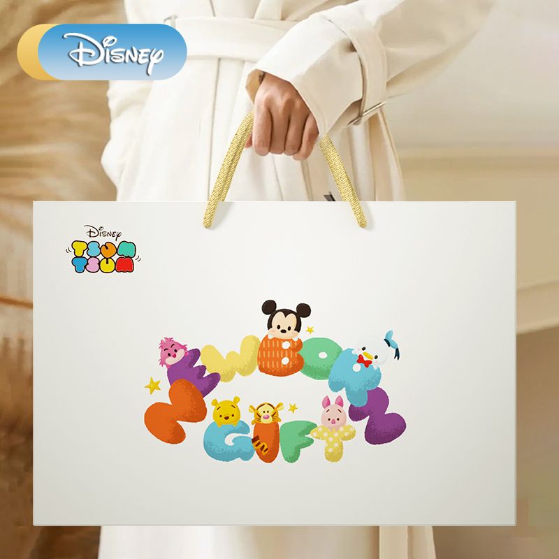 百亿补贴：Disney 迪士尼 新生儿礼盒玩具0-1岁婴儿用品宝宝手摇铃套装满月