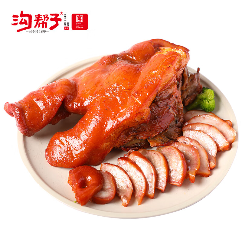 沟帮子 鲜熏猪头肉400g 猪脸熟食 东北下酒菜 开袋即食 中华 37.44元