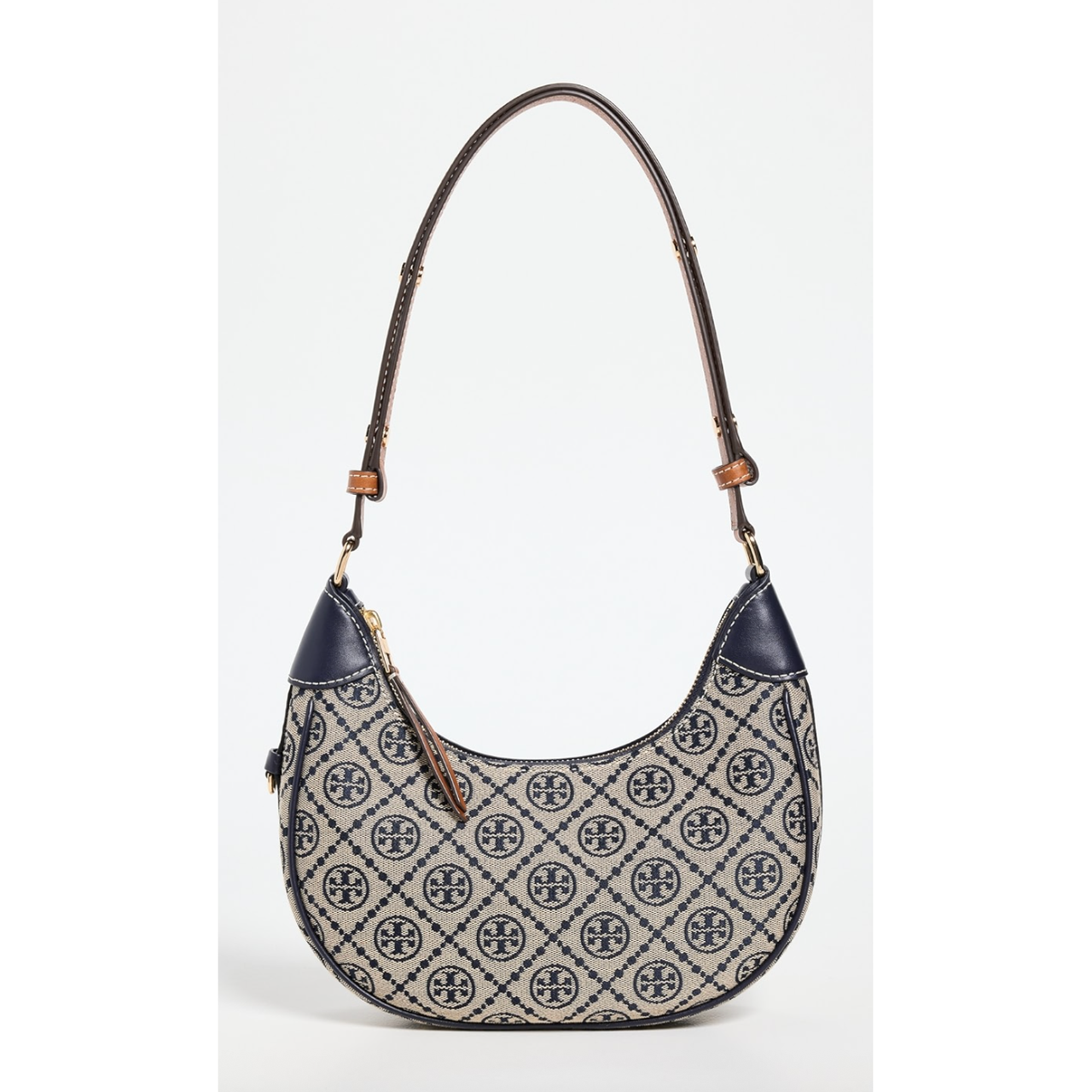 Tory Burch T Monogram Crescent 腋下包 7.5折 $321（约2310.56元）