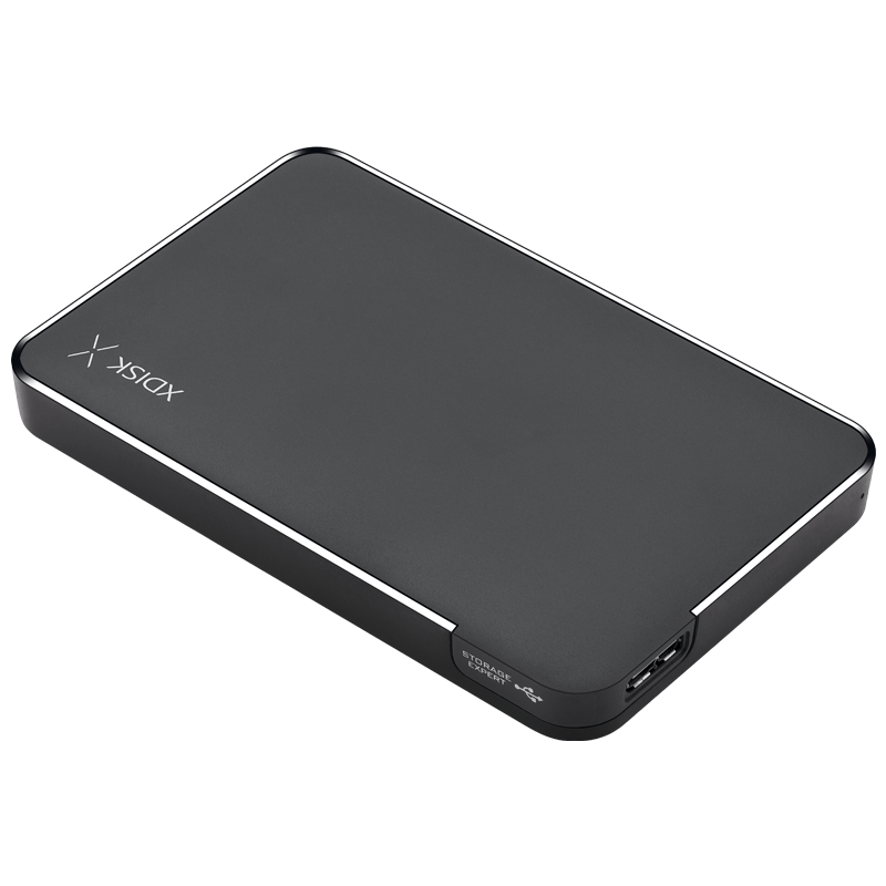 再降价、PLUS会员、概率券：XDISK 小盘 500GB USB3.0 移动硬盘 X系列 2.5英寸 经典