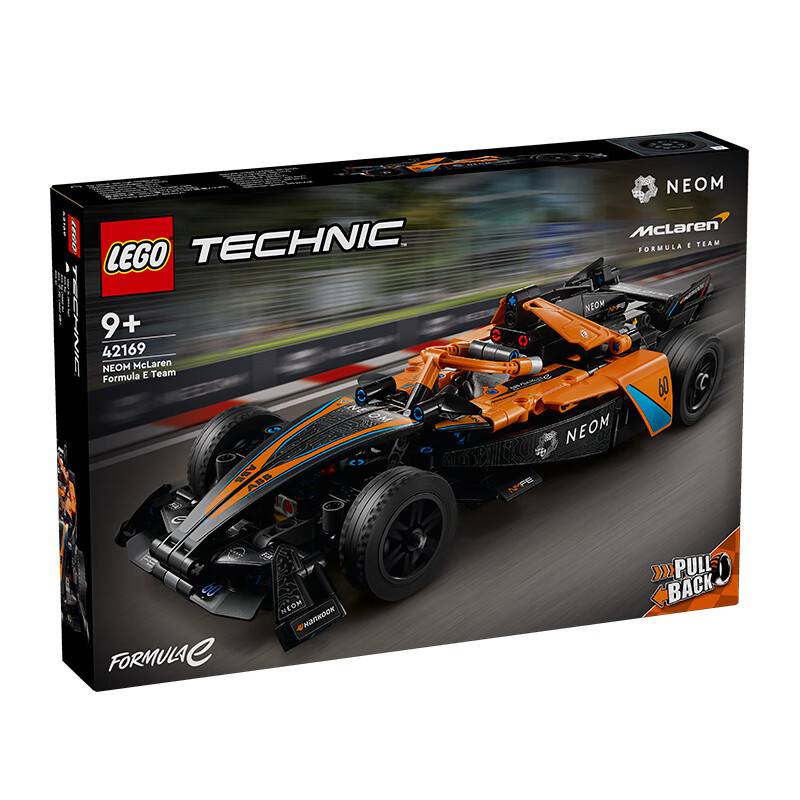 PLUS会员：LEGO 乐高 机械组系列 42169 NEOM 迈凯伦 Formula E 赛车 314.3元包邮（需