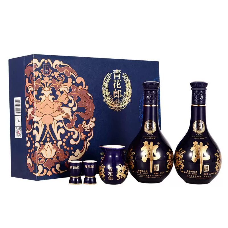 LANGJIU 郎酒 青花郎酒 天宝洞藏 陈酿 53%vol 酱香型白酒 ￥2039.32