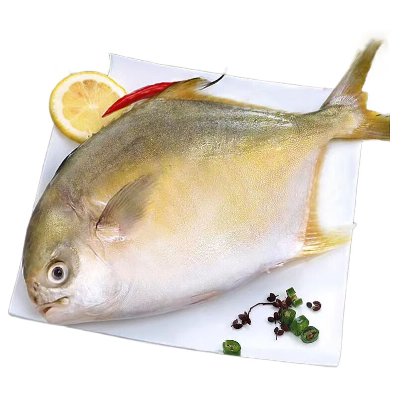金鲳鱼净重500g*3条 89元（需用券）