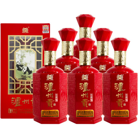 泸州老窖 52度浓香型白酒 500mL*6瓶 礼盒装 158元（需用券）