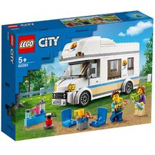 LEGO 乐高 积木拼装城市系列60283 假日野营房车5岁+男孩儿童玩具生日礼物 104.