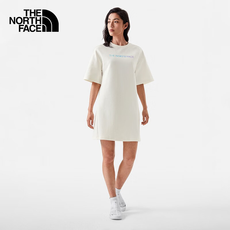 THE NORTH FACE 北面 裙子女户外柔软舒适夏季新款|7WEW N3N/米白色 L/165 98.01元