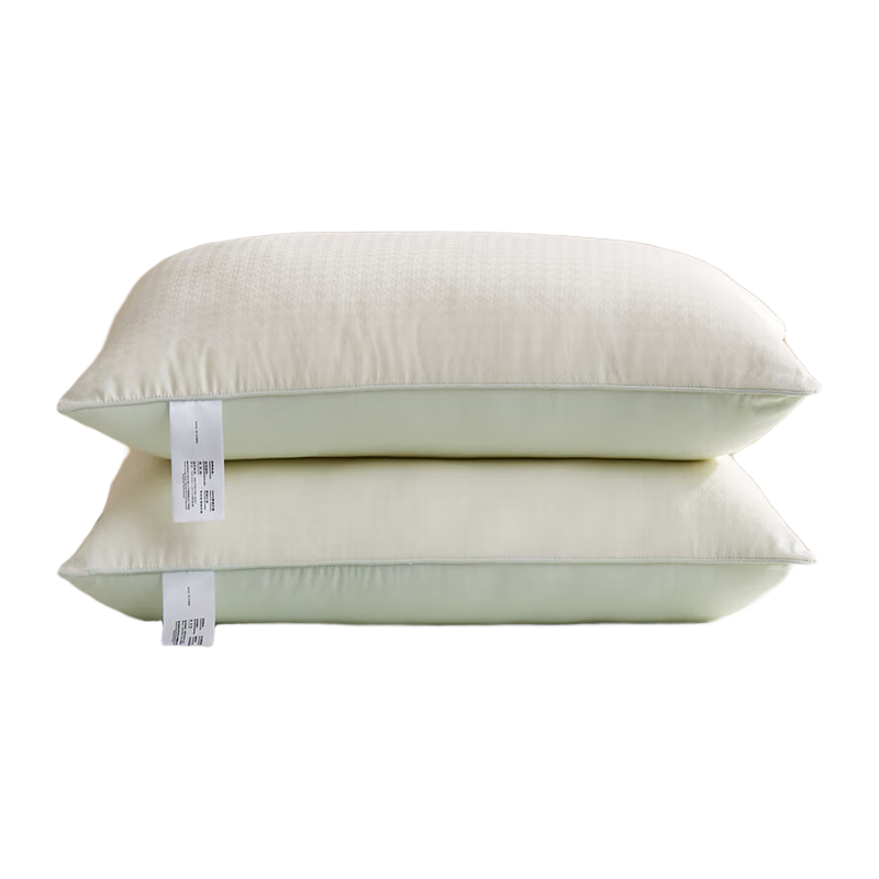 plus会员、京东百亿补贴:名创优品（MINISO）抑菌提花纤维枕头枕芯单只装 45×