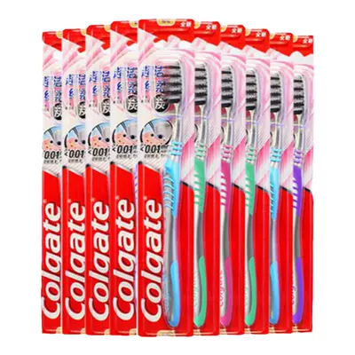 高露洁 纤柔系列牙刷 0.01mm超细软毛 成人家庭囤货6只 7.71元