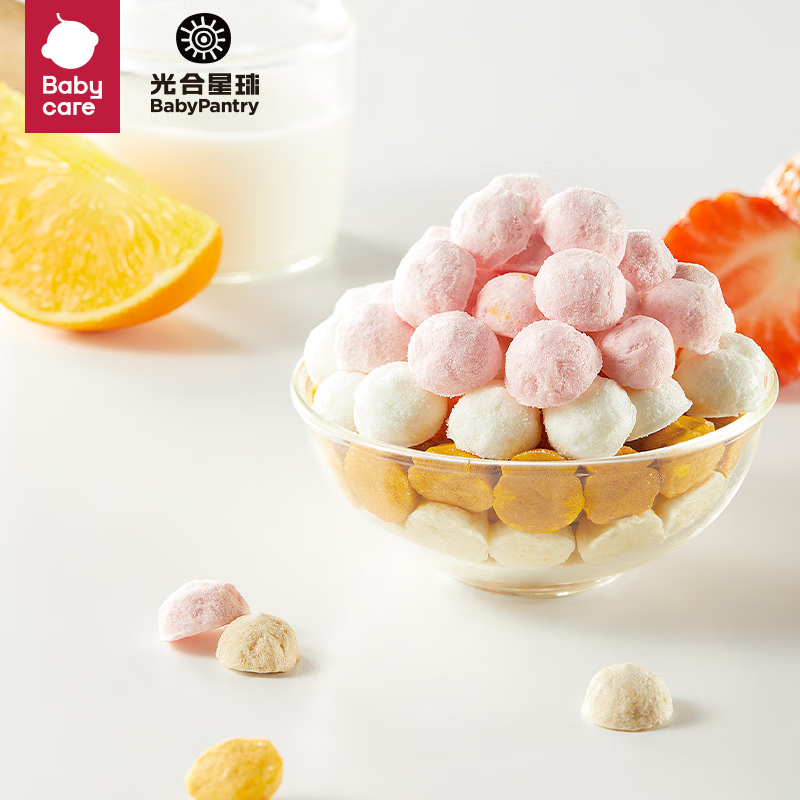 BabyPantry 光合星球 益生菌水果溶豆 西梅香橙味18g ￥7.93