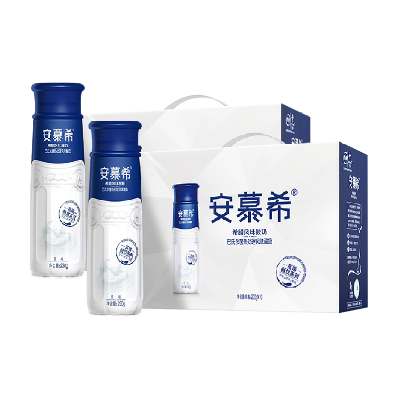 安慕希 伊利安慕希希腊风味高端原味酸奶230g*10瓶*2箱 69.84元