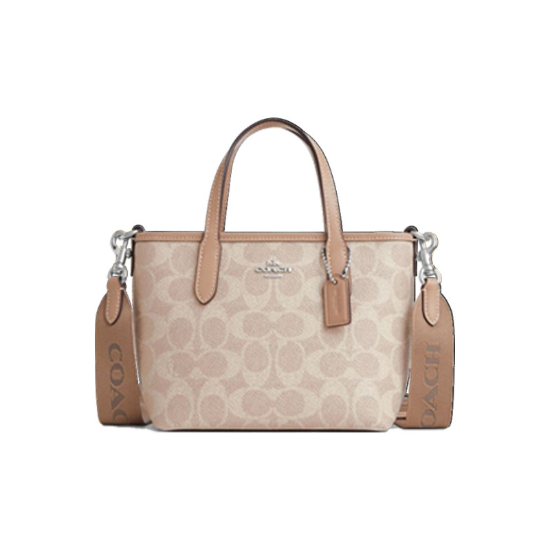 移动端、88VIP：COACH 【经典款】CITY系列老花手提单肩斜挎女包CW032 IMXAQ 1004.99