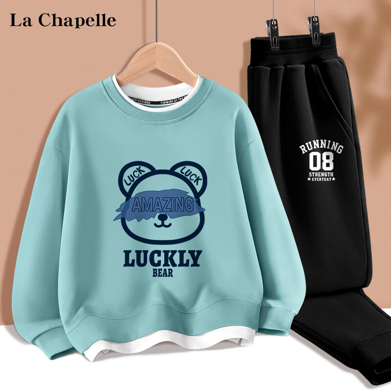 La Chapelle 儿童假两件卫衣套装 49.9元（需用券）