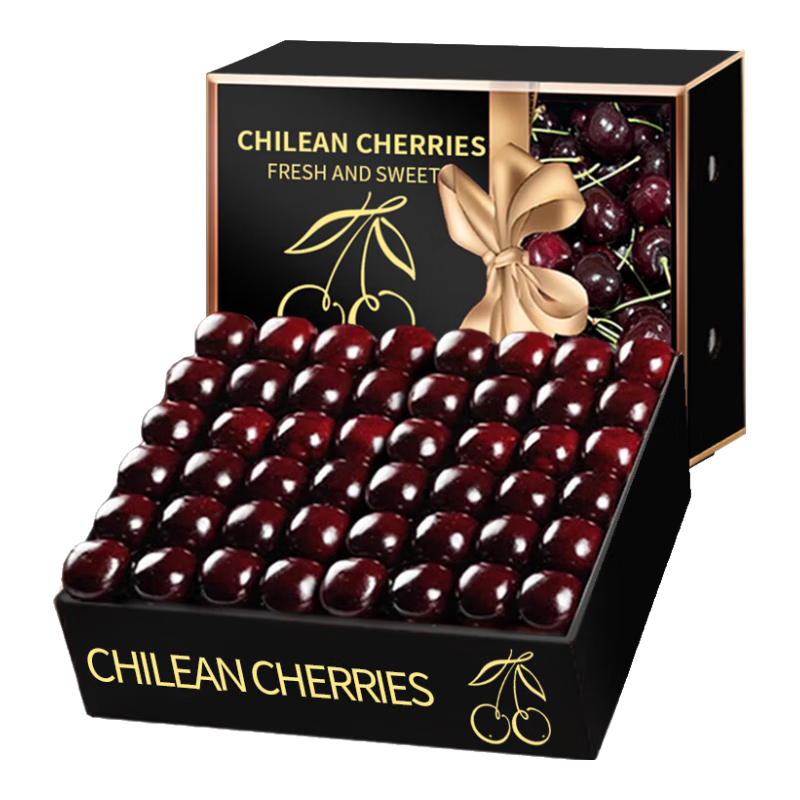 梦宛怡 智利进口车厘子 JJJ级 净重2.5kg 30-32mm 巨无霸 送礼盒装 3J巨无霸！仅1