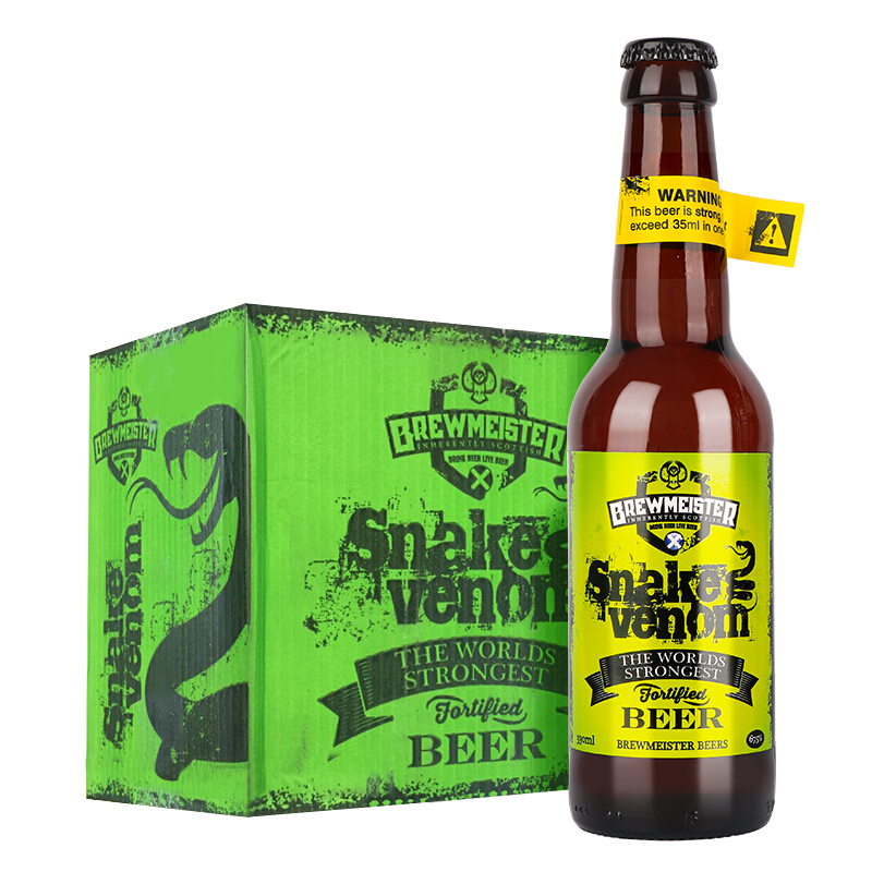 brewmeister布瑞美斯特蛇毒啤酒675度330ml1212瓶整箱装1号会员店646