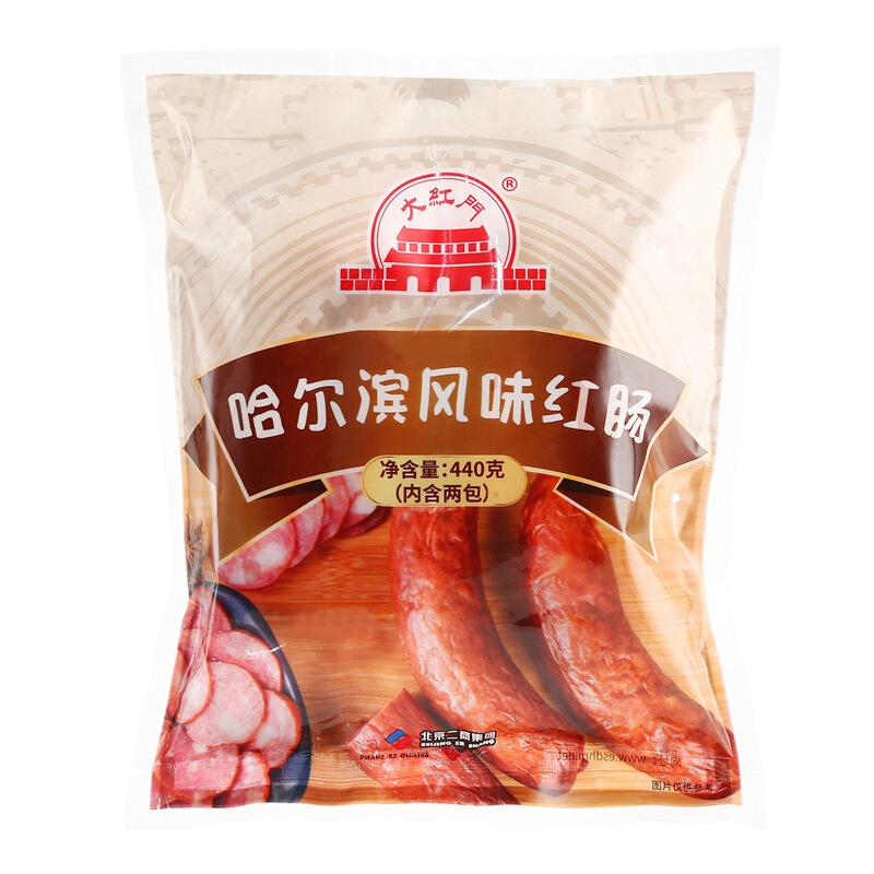 大红门 哈尔滨风味红肠 440g 10.13元（需买3件，需用券）