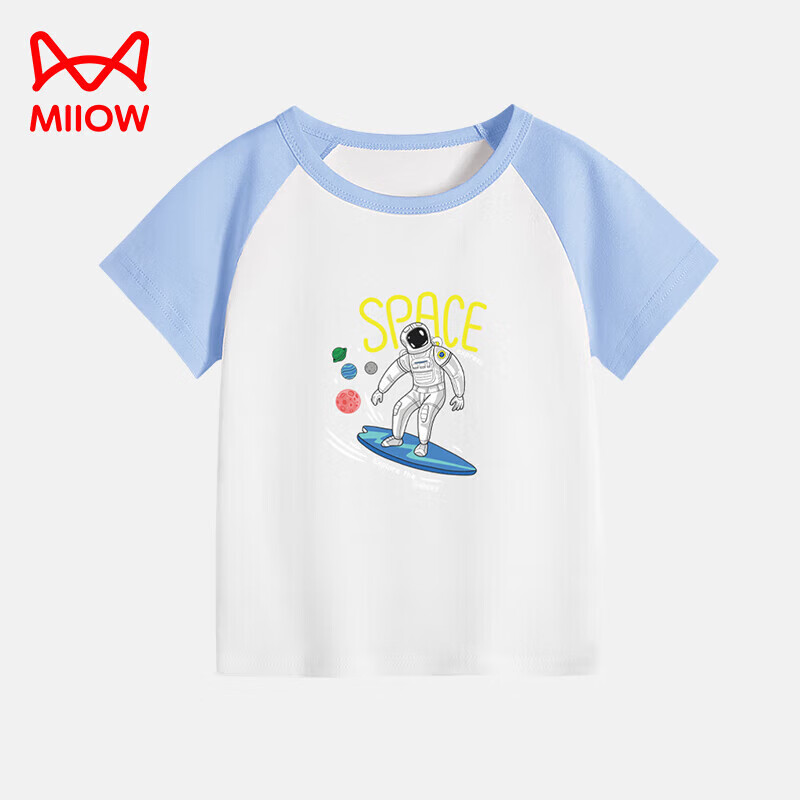 猫人（MiiOW）童装儿童短袖T恤夏款男女童短袖 任选3件 39.9元包邮（合13.3元/