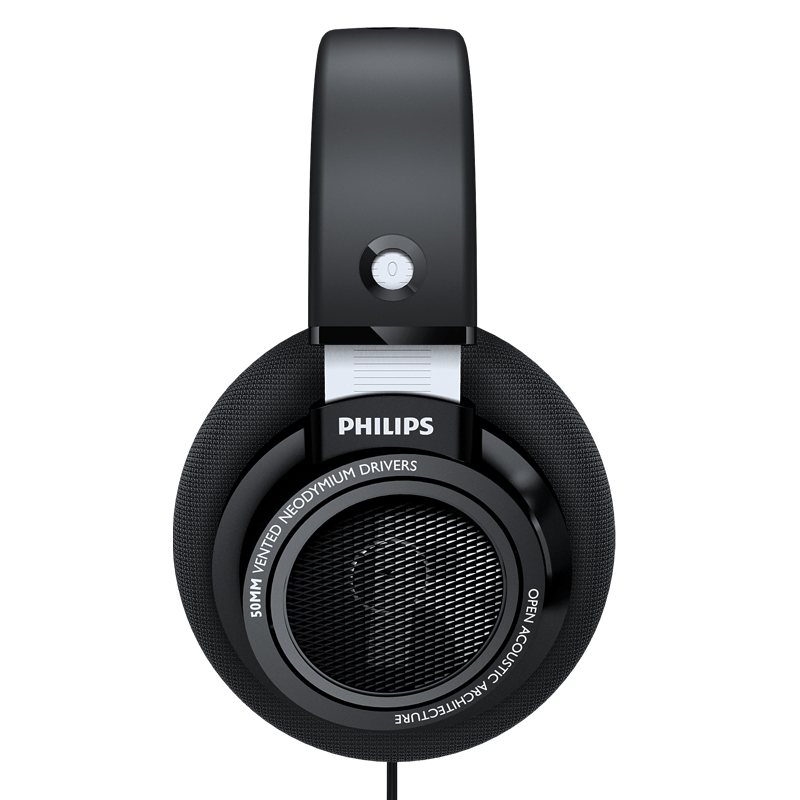PLUS会员：PHILIPS 飞利浦 SHP9500 耳罩式头戴式动圈有线耳机 黑色 3.5mm 223.15元