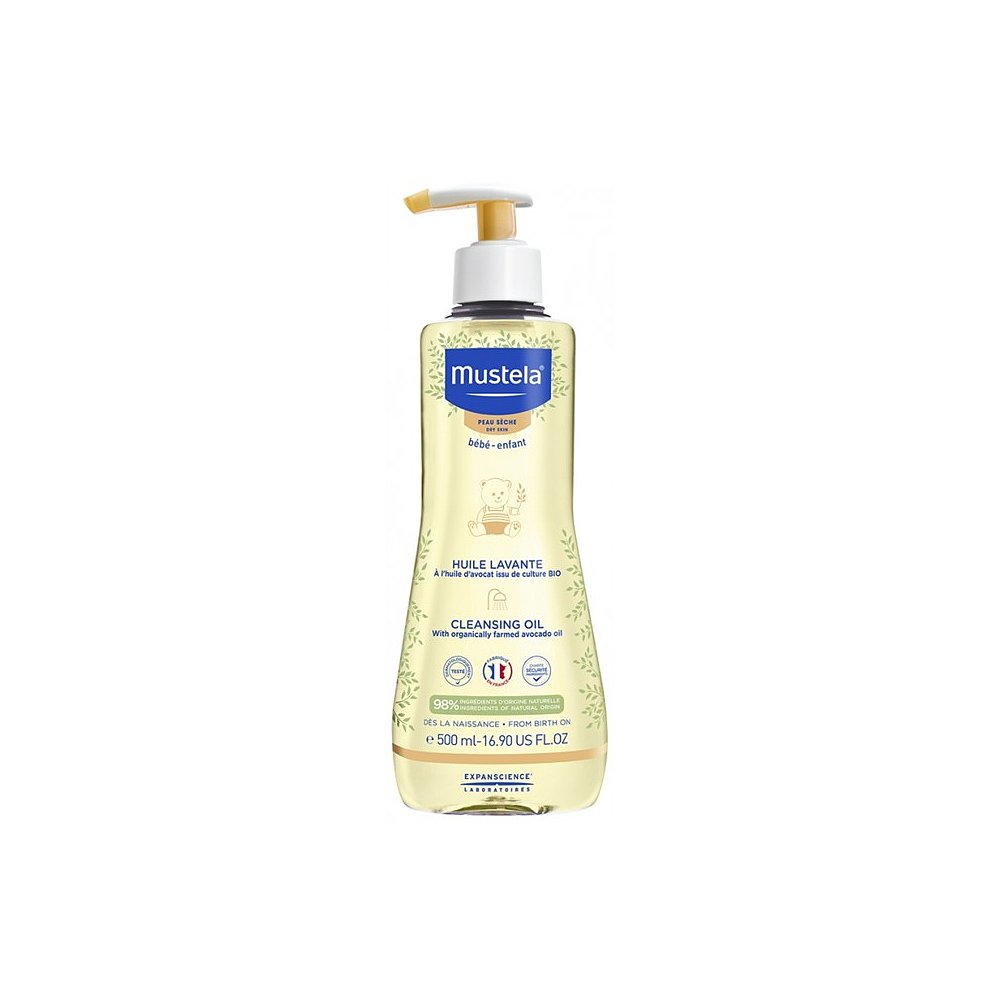 Mustela 妙思乐 欧洲直邮Mustela妙思乐儿童沐浴油500ml适合干性肌肤天然气味独