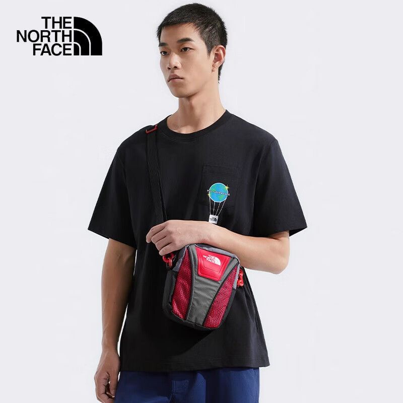 THE NORTH FACE 北面 Y2K单肩包通用款户外轻巧便捷87GF YOE/灰色 174元