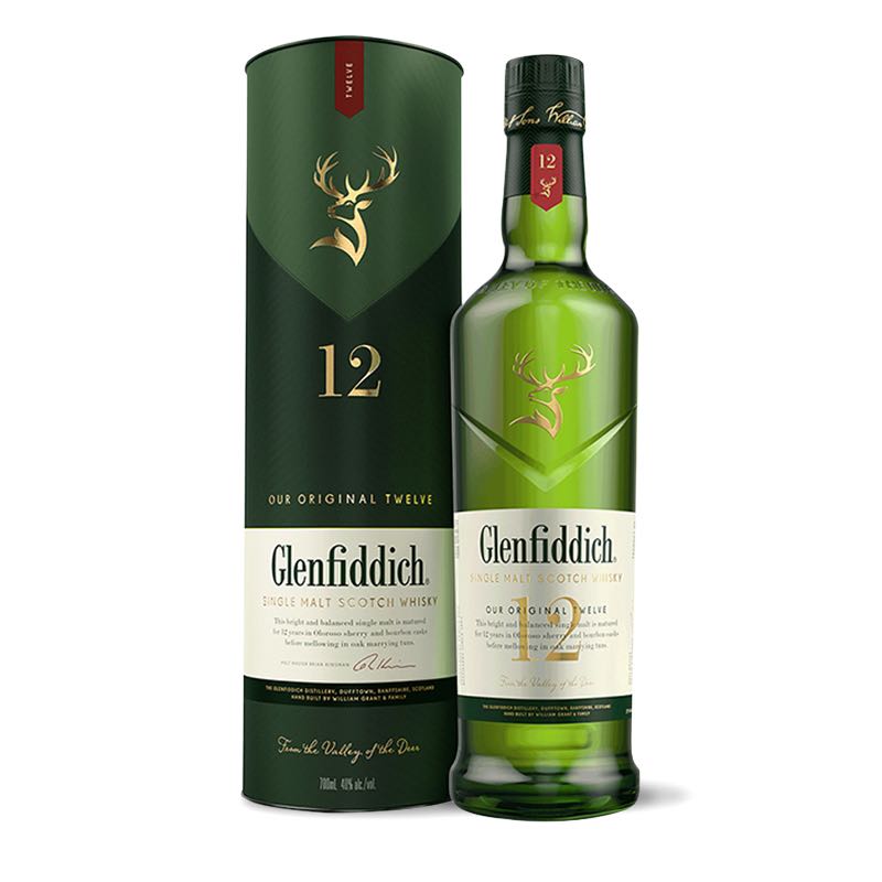 格兰菲迪 12年 单一麦芽 苏格兰威士忌 40%vol 1000ml 单瓶装 253元（需用券）