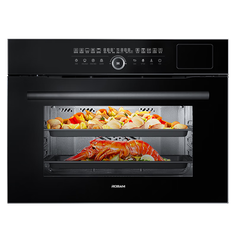 618预售、PLUS会员：Robam 老板 CQ9062D 小食光脱脂蒸烤箱一体机 嵌入式 4177.61元