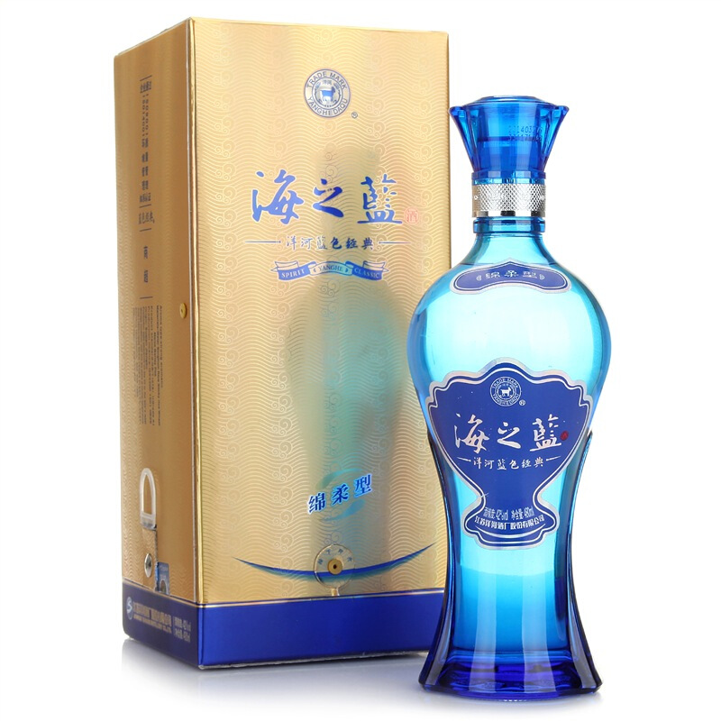 88VIP：YANGHE 洋河 海之蓝 42度 浓香型白酒 520ml*6瓶 整箱装 637.86元（需用券）