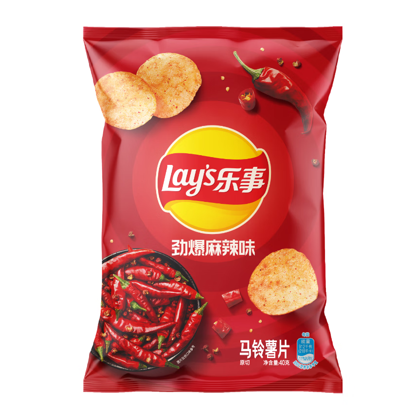 Lay's 乐事 劲爆麻辣味40克*10包 21.9元