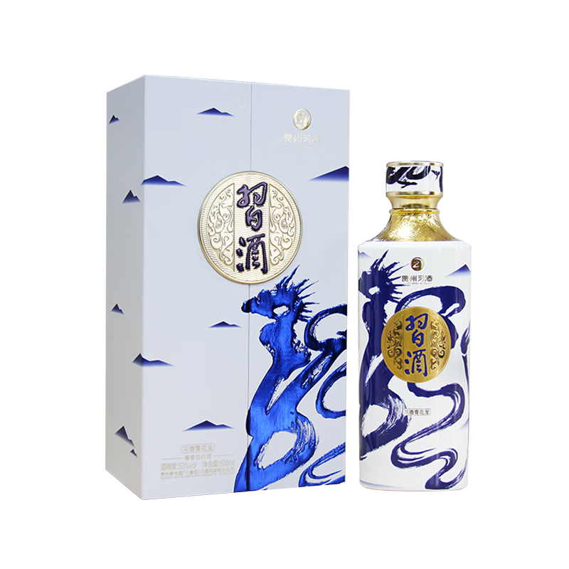 PLUS会员：习酒 青花龙 酱香型白酒 53度 500ml*1瓶 595.76元包邮（多重优惠）