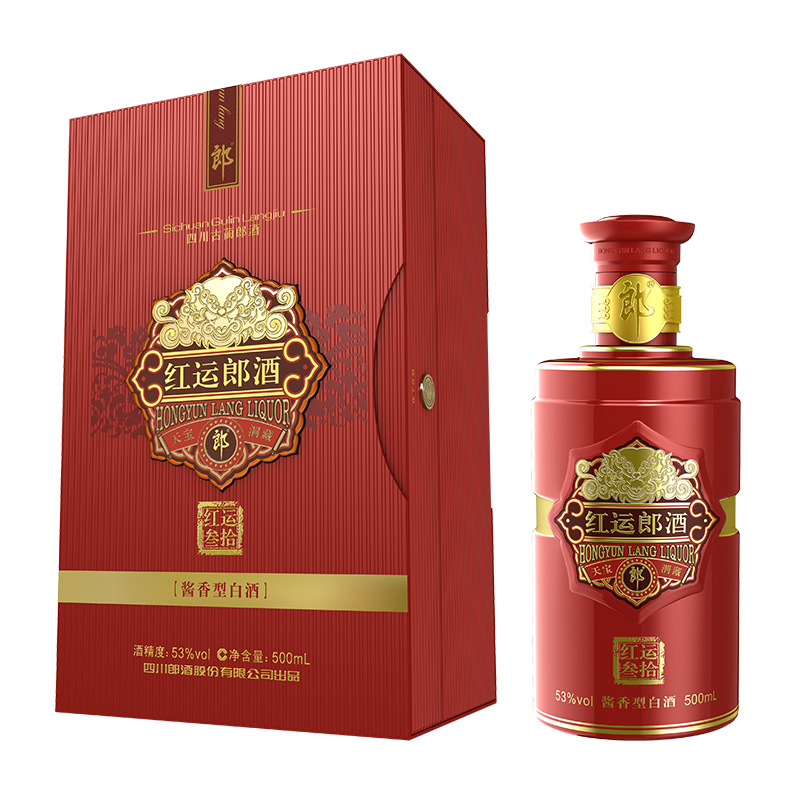郎酒 红运郎酒 30 53%vol 酱香型白酒 500ml 单瓶装 1670.51元
