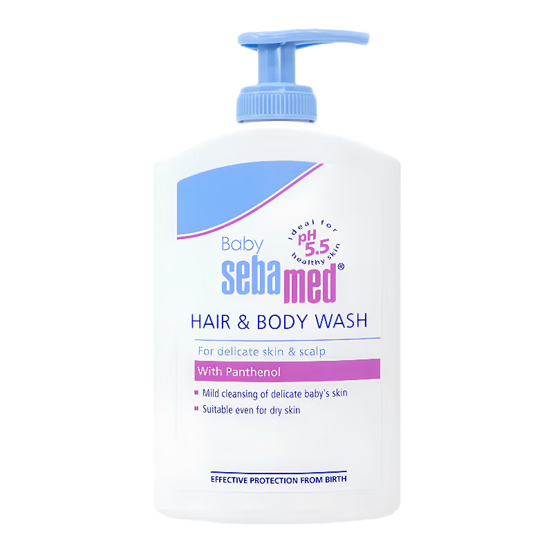 sebamed 施巴 婴儿倍护洗发沐浴洗发水沐浴露二合一400ml 27.9元