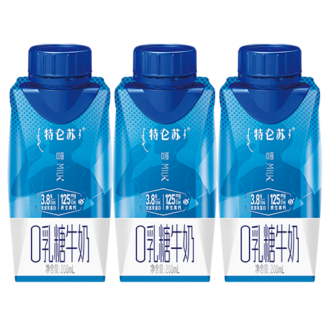 蒙牛 特仑苏嗨MILK 0乳糖牛奶 利乐梦幻盖 200mL×3包 3 9.9元（需凑单）