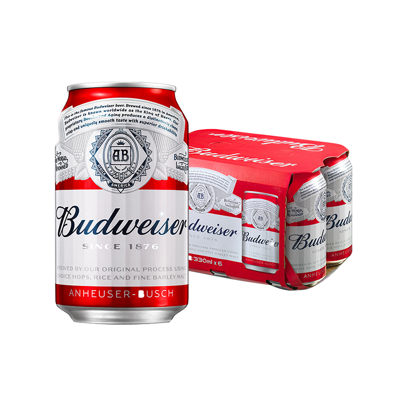 88VIP：Budweiser 百威 经典醇正啤酒 28.41元