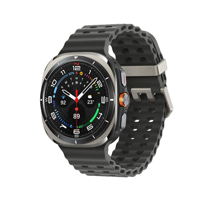 PLUS：三星 Samsung Watch Ultra 智能手表 47mm 钛铂银 4229元