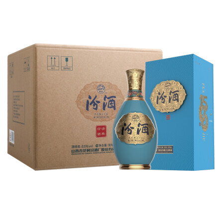 汾酒 1500清典 53%vol 清香型白酒 500ml*6瓶 5073.14元