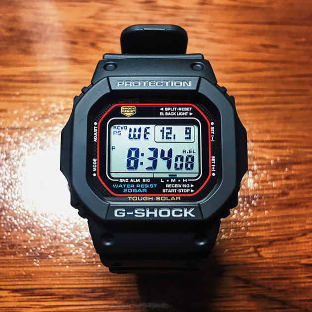 Casio 卡西欧 G-Shock 男士 光动能电波腕表 GWM5610-1 79美元约￥543.7（美亚93美元） 买手党-买手聚集的地方