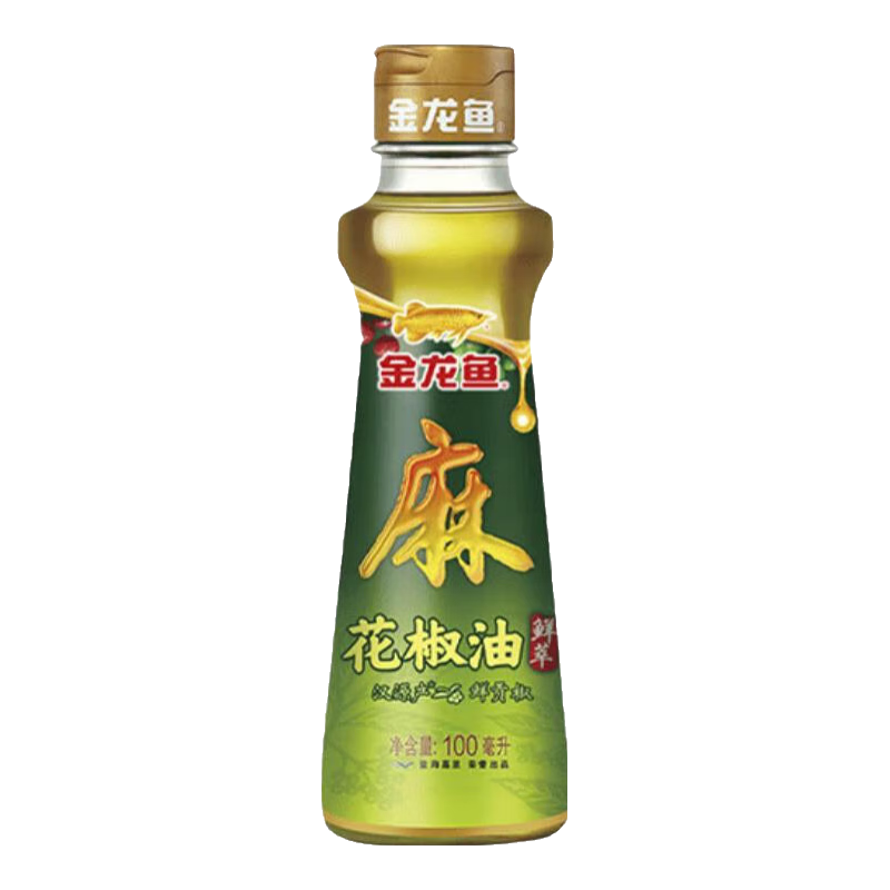 金龙鱼 青花椒麻椒油 100mL*2瓶 9.8元（需领券，合4.9元/件）