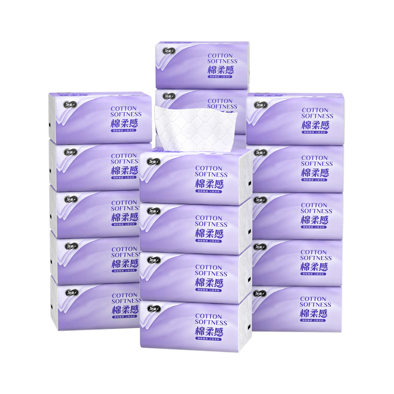 C&S 洁柔 抽取式厕纸 4层80抽卫生纸*10包 溶易抽 代替卷纸（赠湿厕纸80片4包