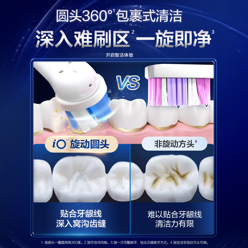 Oral-B 欧乐-B iO7 电动牙刷 深海蓝 999元（需用券）