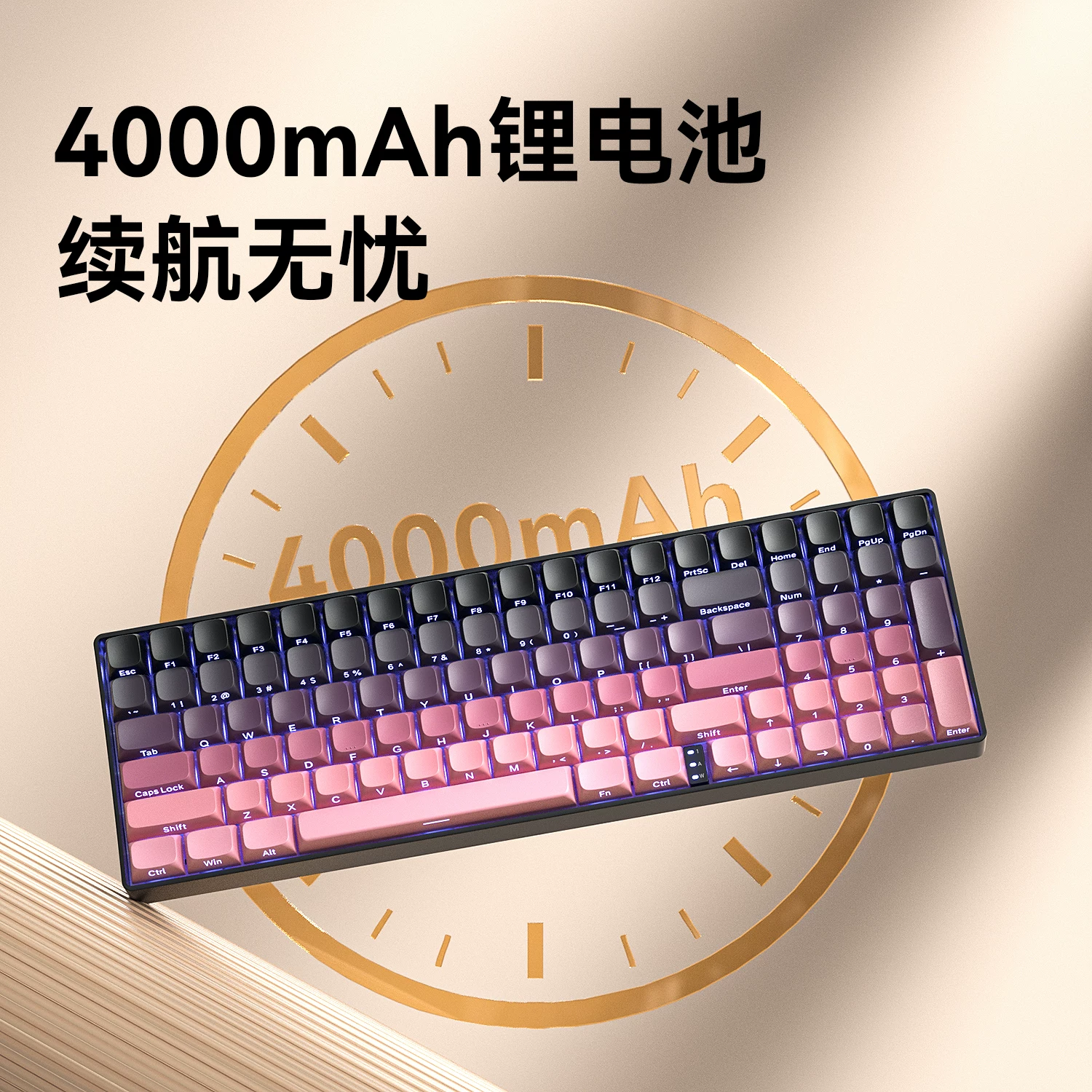 狼蛛 S100无线蓝牙三模机械键盘侧刻99键热插拔办公电脑通用 149元 - 86线报