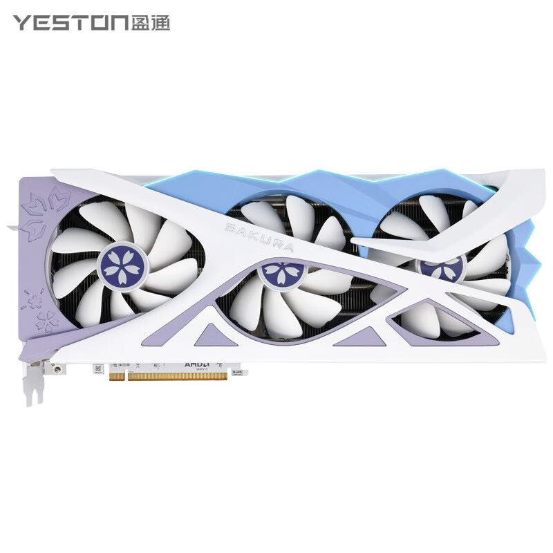 盈通 RADEON RX 9070 XT 樱瞳花嫁 OC 显卡 16GB 4999元