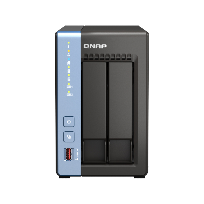 PLUS会员：QNAP 威联通 TS-264C 双盘位NAS存储（N5095、8GB）+希捷酷狼4TB*2 2703.01元