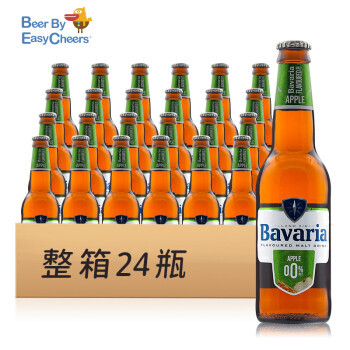 Bavaria 宝华力亚 进口果啤 无醇啤酒 苹果330ml*24支 206元